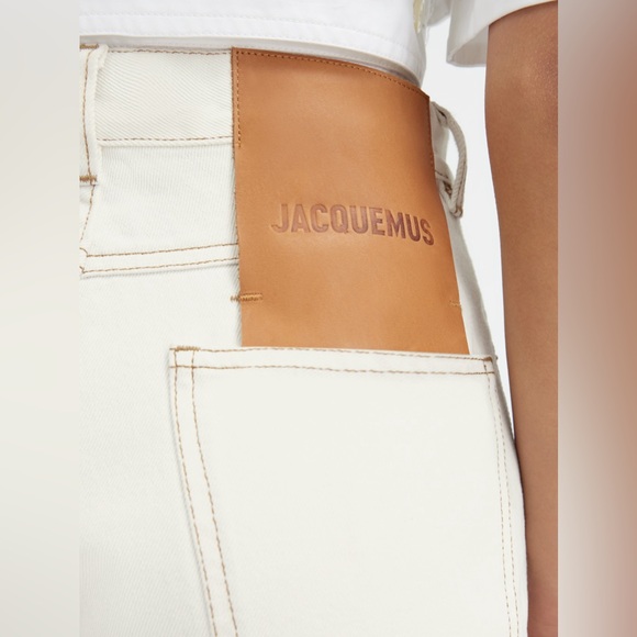 Jacquemus Le De Nimes Off White Pants BNWT 26 - Picture 4 of 12